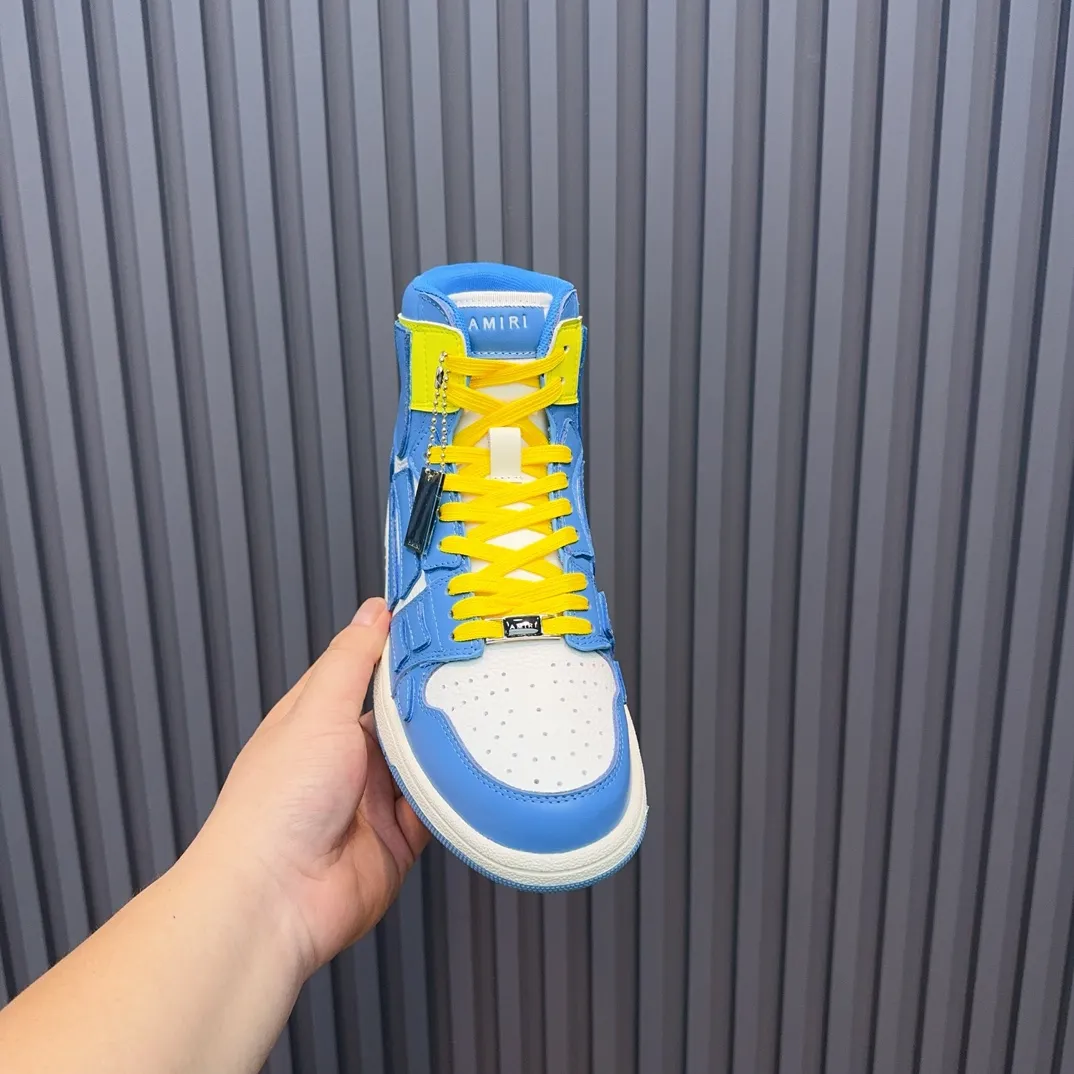 Men's shoes💰620💰 AMIRI AMIRI trendy brand hot sale🔥 Available all year round✅Couples💑 Official website synchronization Imported fabrics 1⃣️ratio 1⃣️Re-engraved, original factory special original sole, 35-45 (38.45. Non-refundable)